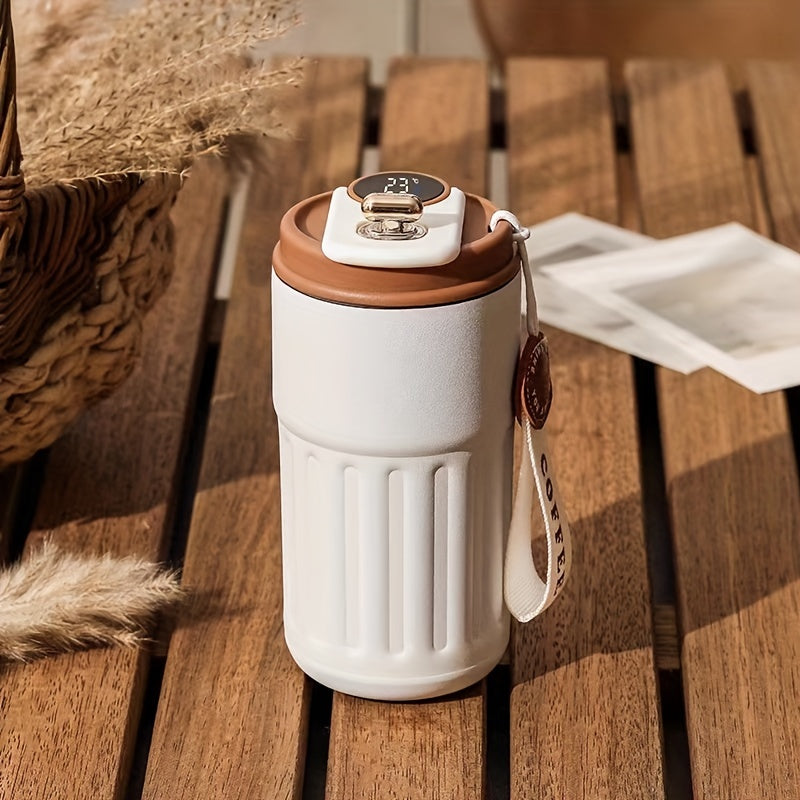 Cute coffee tumbler with temp display