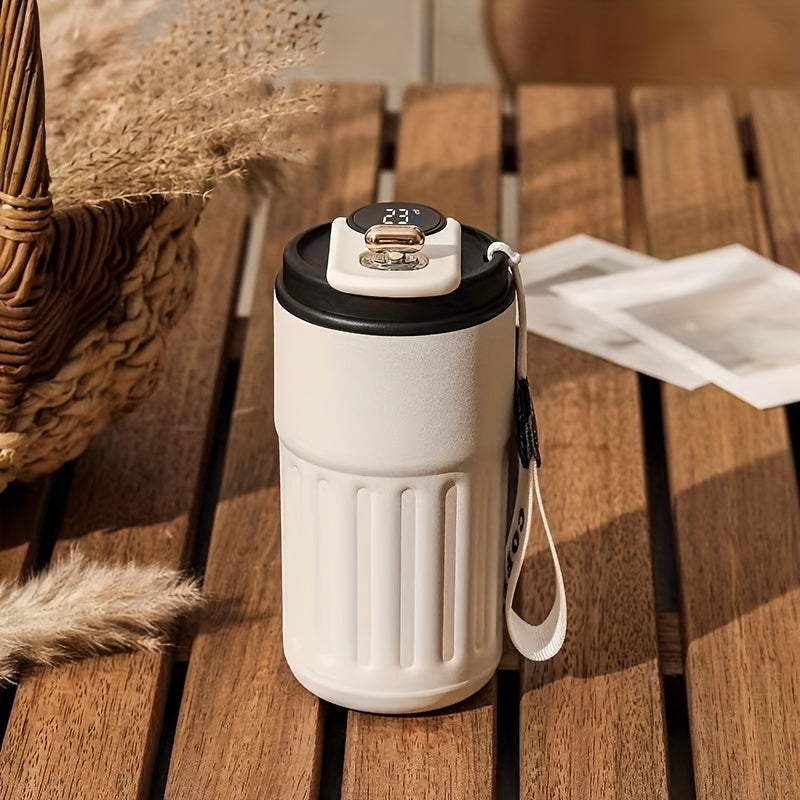 Cute coffee tumbler with temp display