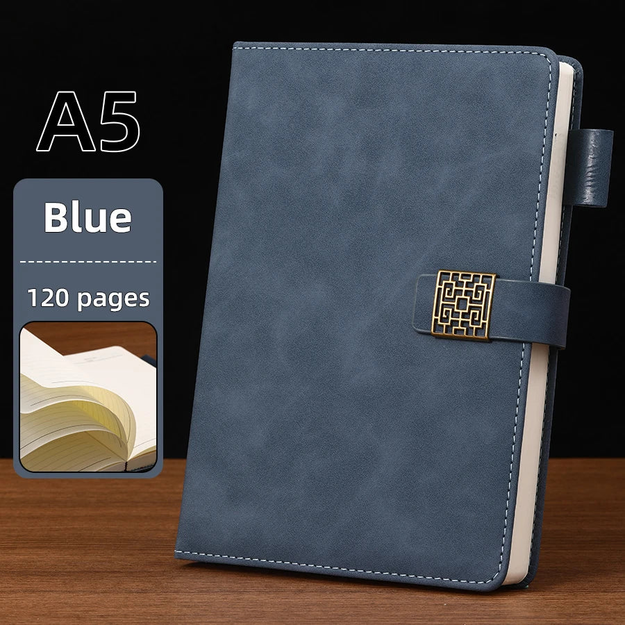 aesthetic business studying notebook