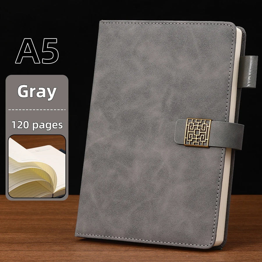 aesthetic business studying notebook