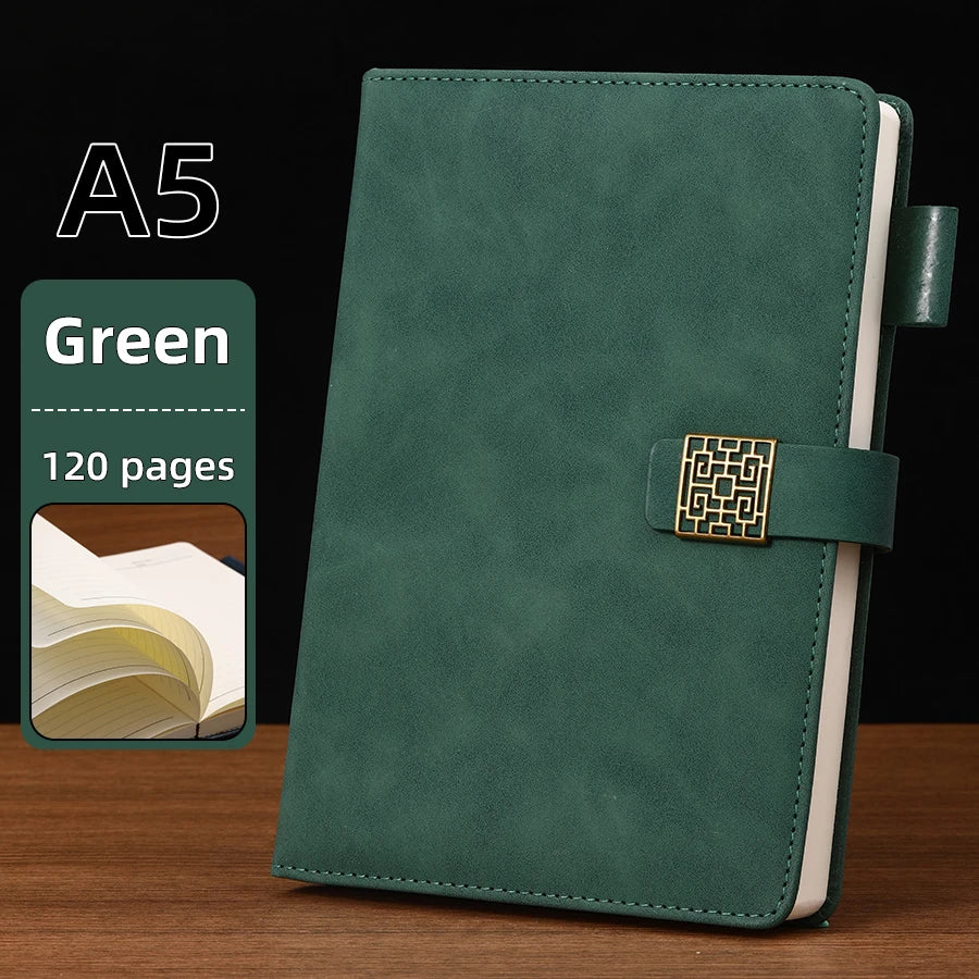 aesthetic business studying notebook