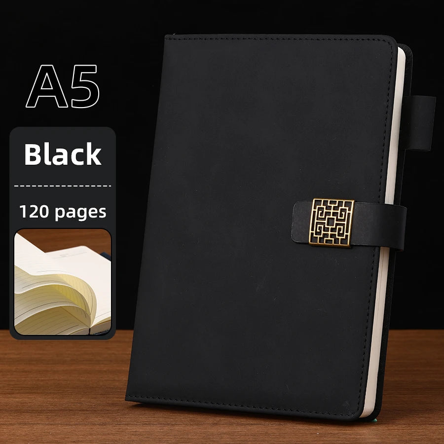 aesthetic business studying notebook