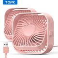 USB desk fan