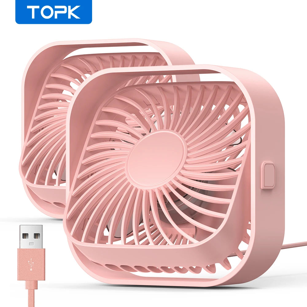 USB desk fan
