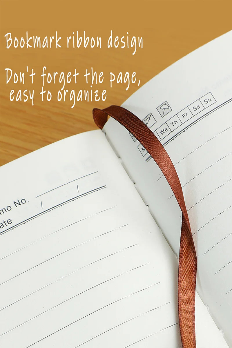 aesthetic business studying notebook