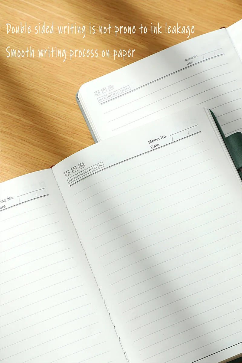 aesthetic business studying notebook