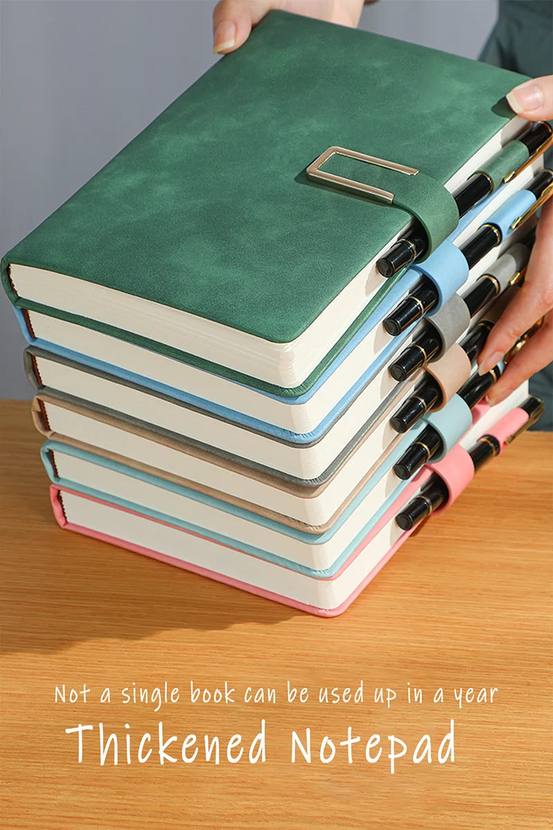 aesthetic business studying notebook