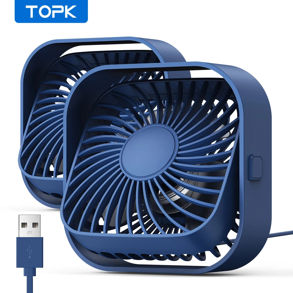 USB desk fan