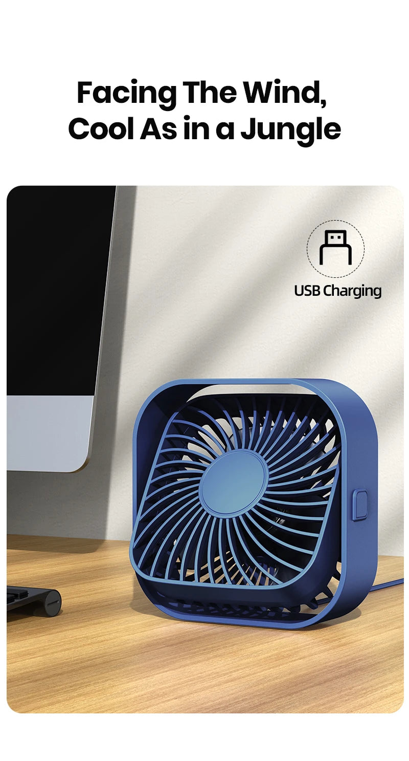 USB desk fan
