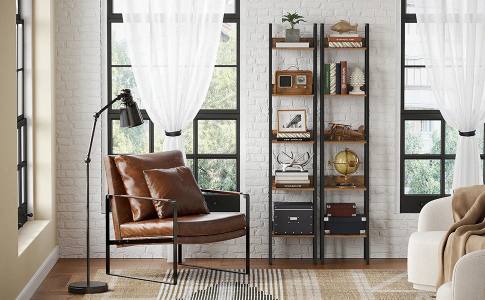 modern bookcase study