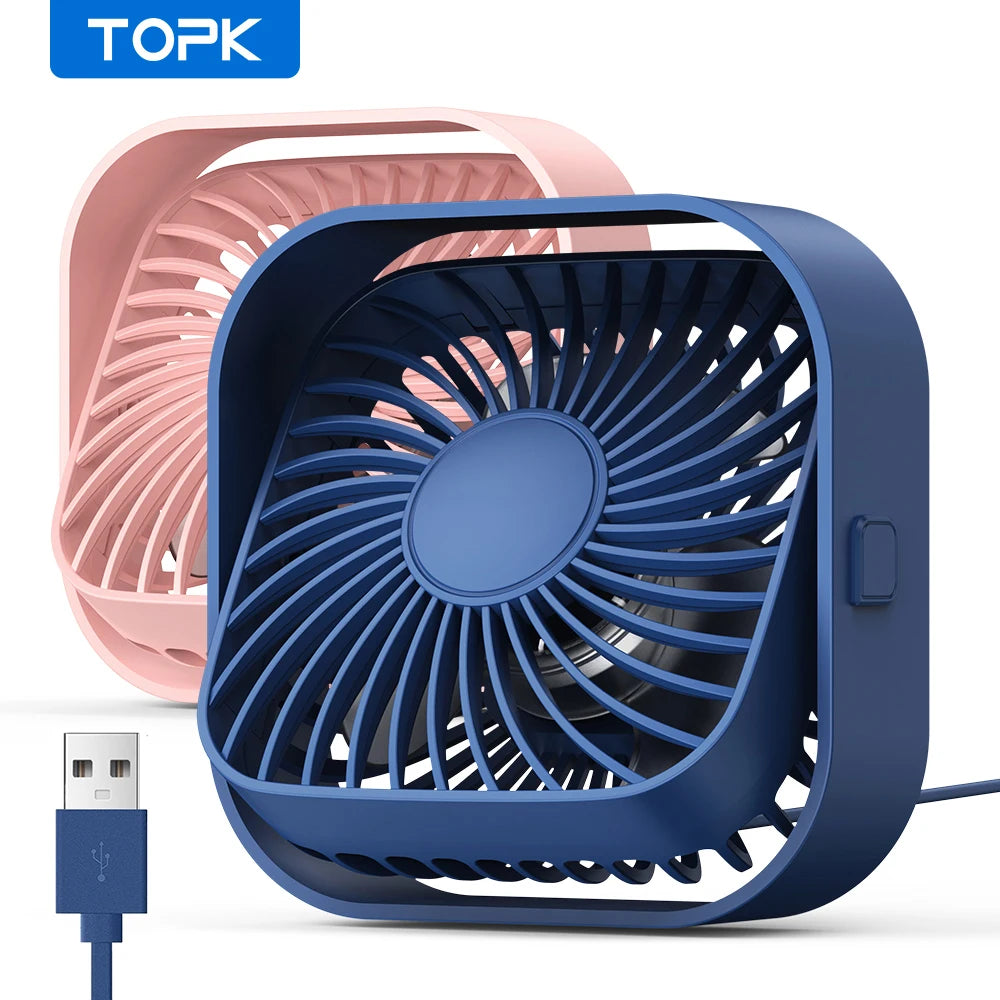USB desk fan