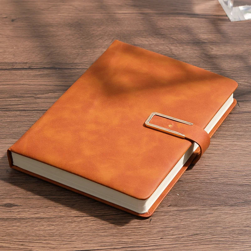 aesthetic business studying notebook
